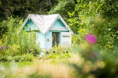 Imbissbude im Medizinischen Garten